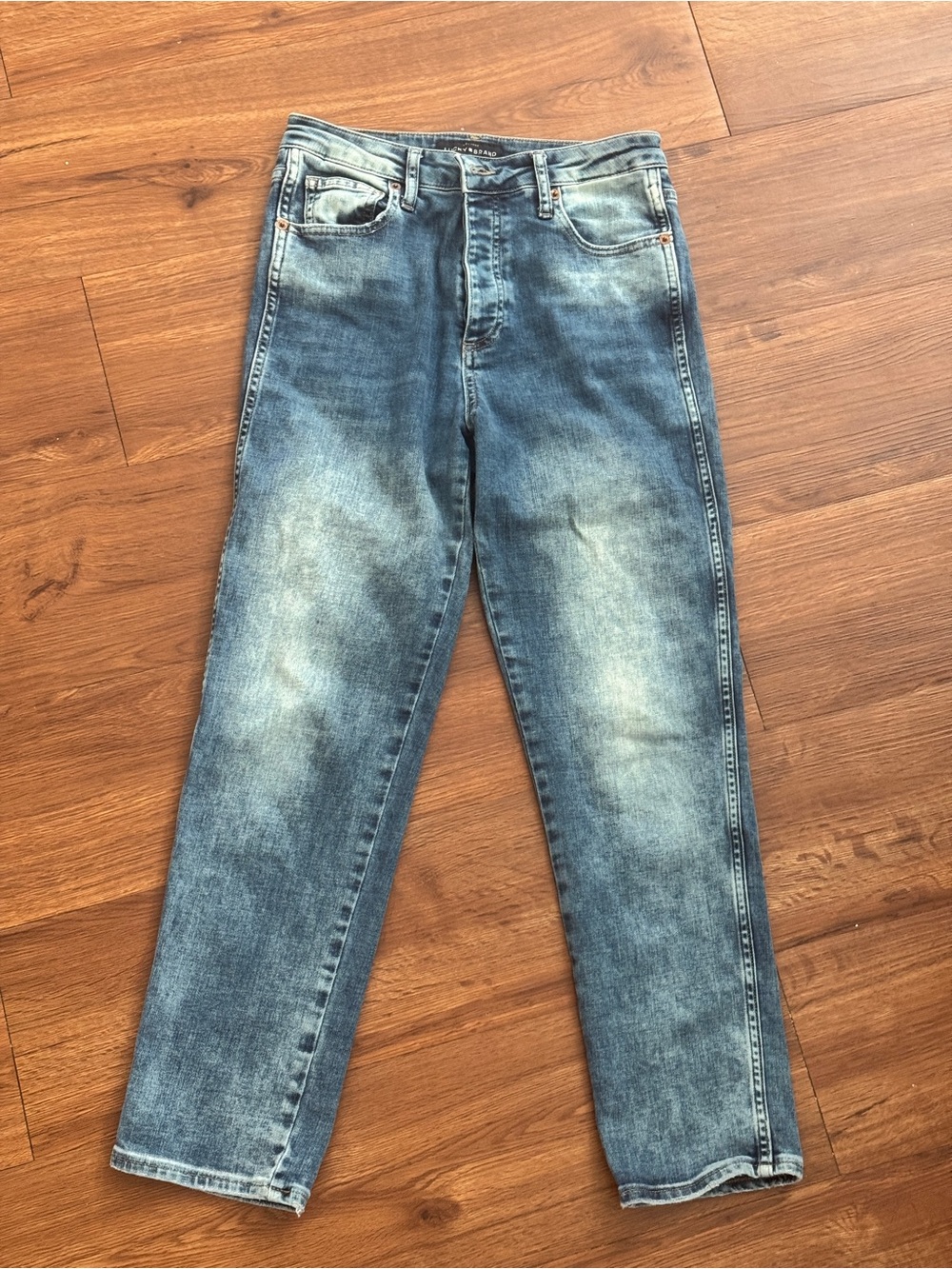 Lucky Brand Denim Medium Wash Ankle Length Jeans